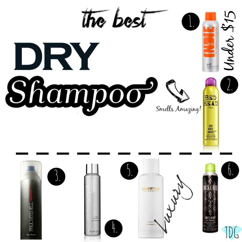 Dry Shampoo Collage
